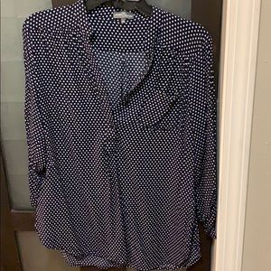 Polka dot blouse